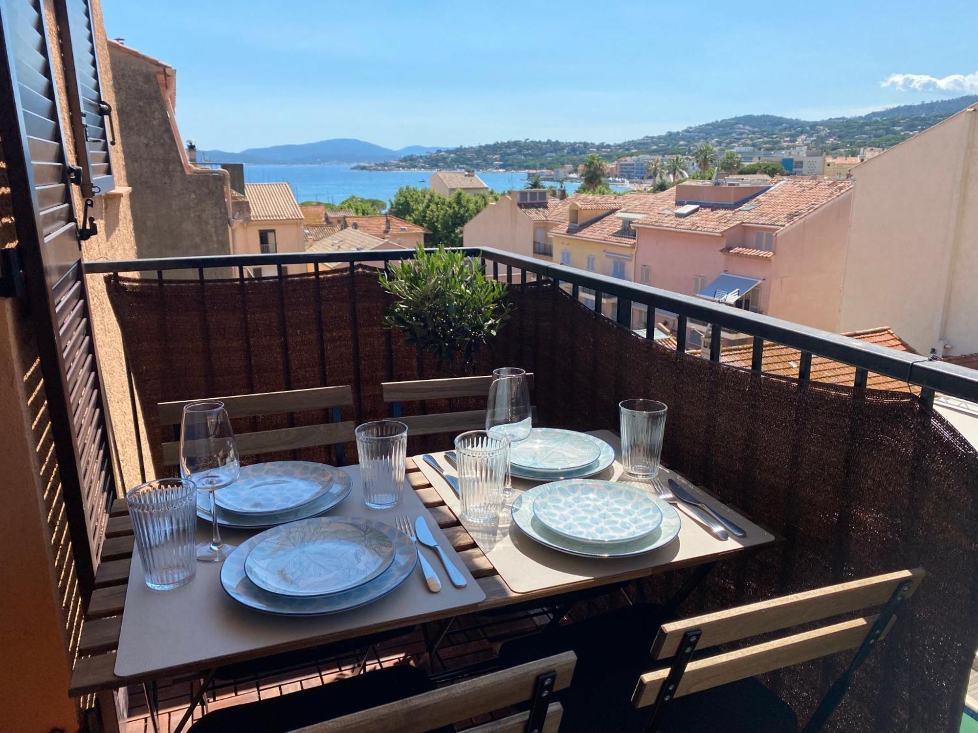 Appart Vue Mer Coeur Ville - Casa Riviera Bellevue Sainte-Maxime Exterior foto